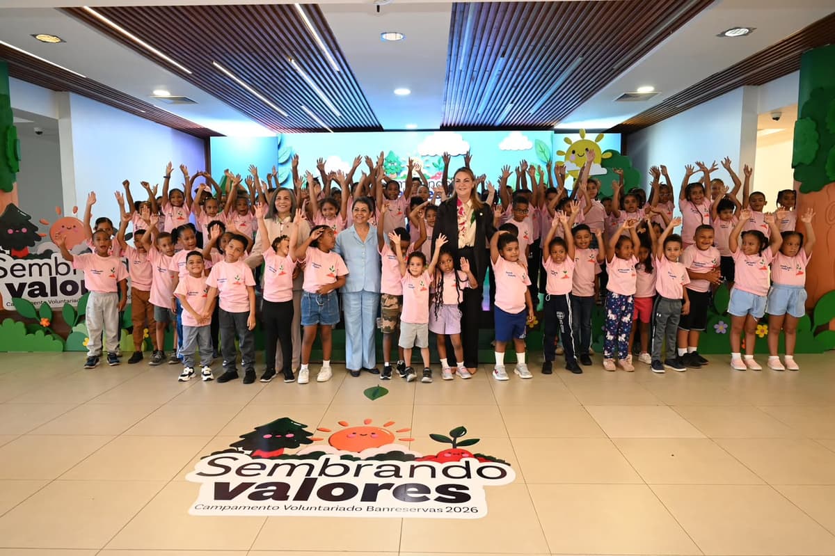 Voluntariado Banreservas inaugura campamento de verano “Sembrando Valores” con la participación de más de 1,300 niños