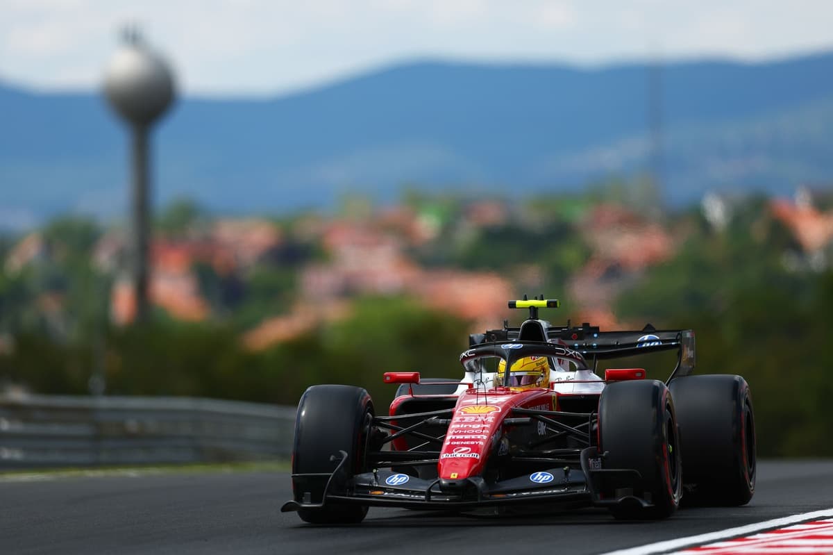 Hamilton y Leclerc asustan en la FP2 de Hungría con accidente de Colapinto