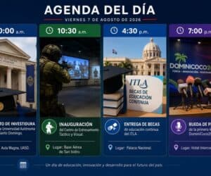 Agenda del día: jueves 13 de agosto de 2026