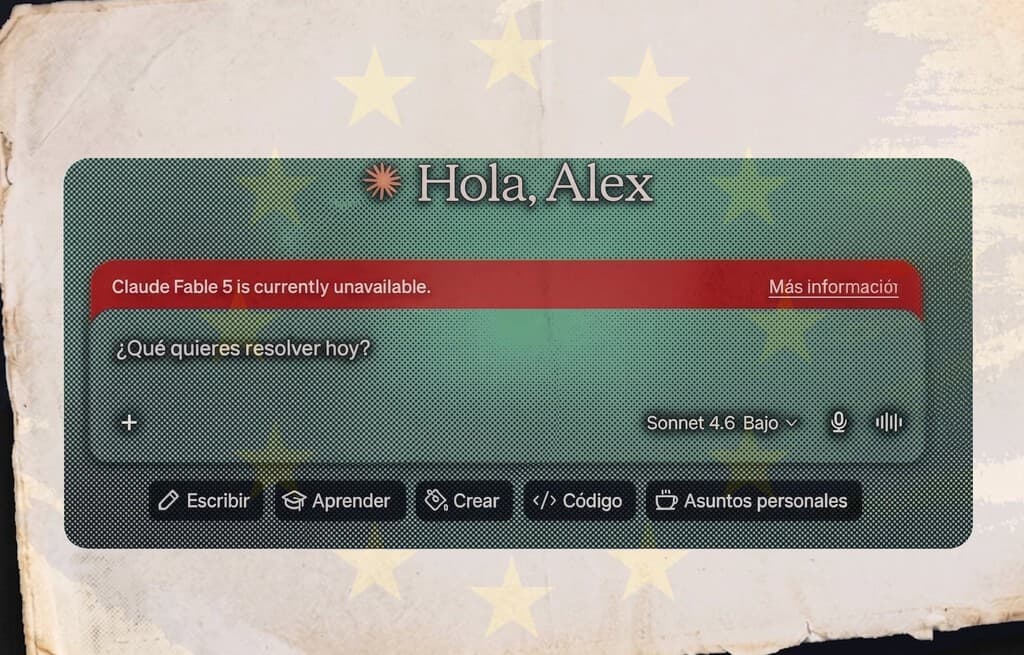 El apagón de Fable 5 por parte de Anthropic es la chispa para que Europa refuerce su mensaje: el de la soberanía tecnológica