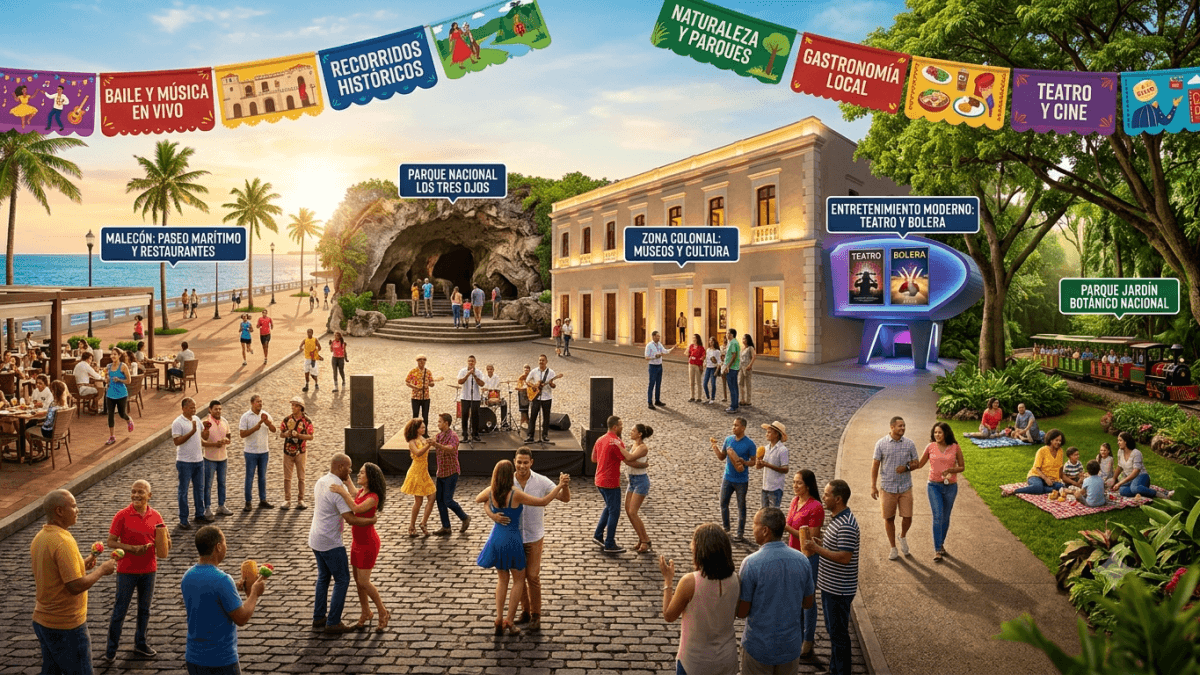 Dices "En Santo Domingo no hay nada qué hacer", pues ven a ver todas lo que hay para este finde