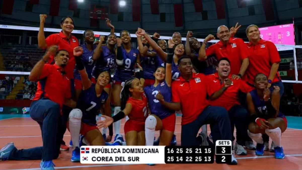 Voleibol RD en U-17 derrota 3-1 a Korea en fogueo en Perú