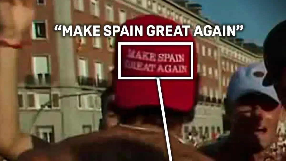 La reacción de Trump tras ver la gorra de Ferran Torres en la rúa