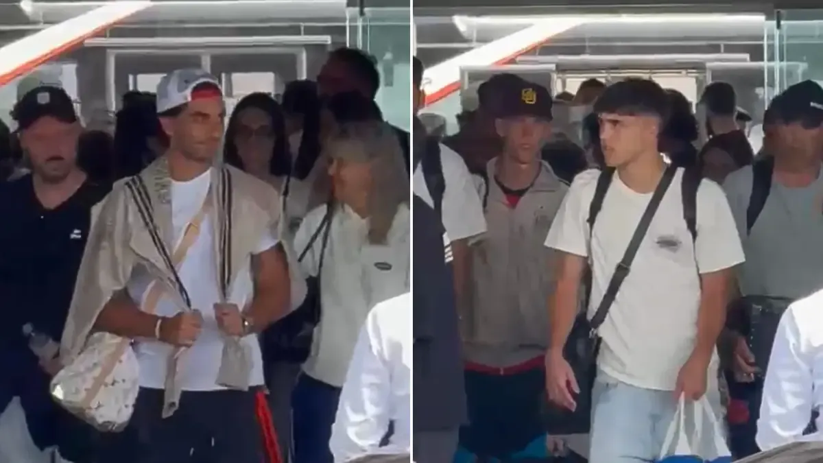 Desembarco de los campeones del mundo en Barcelona