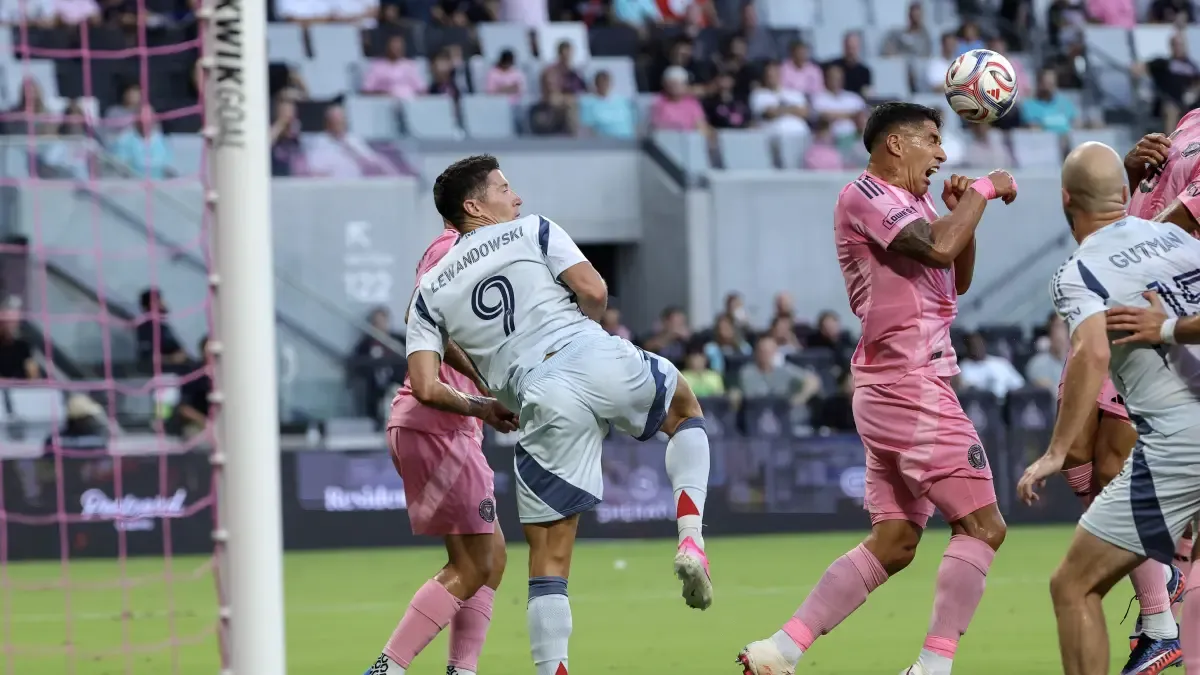 3-2: Luis Suárez amarga el estreno de Lewandowski en la MLS ante un Inter Miami sin Messi