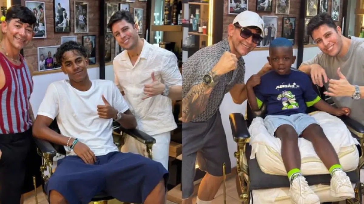 Lamine Yamal marca tendencia… y su hermano Keyne no se queda atrás