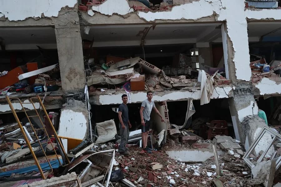 Así se ve la zona devastada por los terremotos en Venezuela