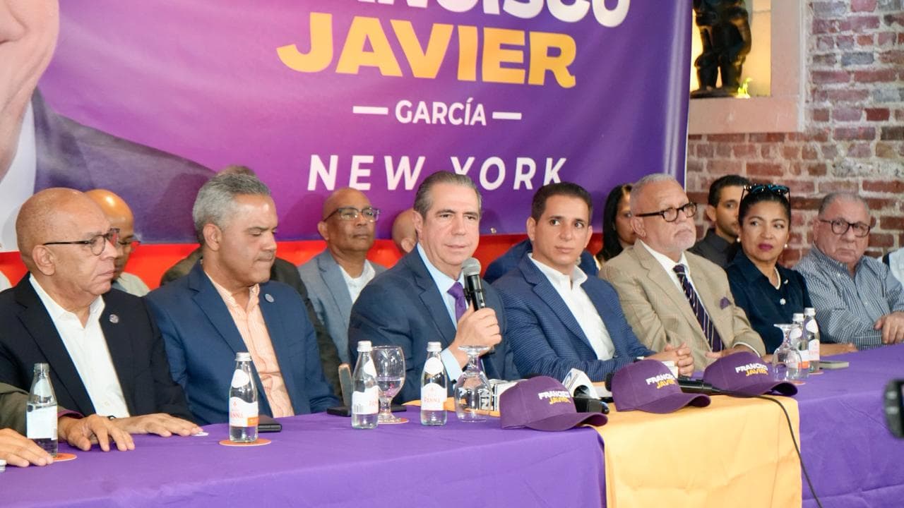Lideres del PLD en Estado Unidos llaman a apoyar a Francisco Javier García y su proyecto presidencial