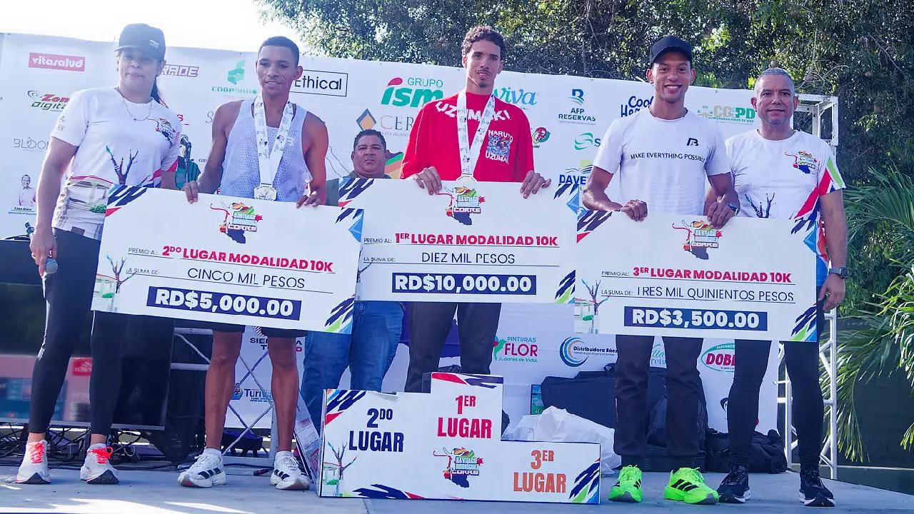 Montilla y Madera ganan 10K Sabaneta; Almonte y León en 5K