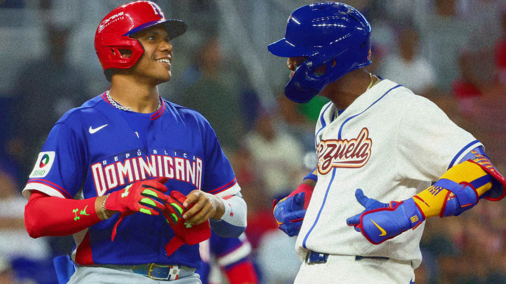 Acuña Jr. cumple su apuesta con Soto y llega al Truist Park con la camiseta de República Dominicana