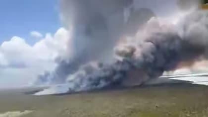 Incendios forestales consumen miles hectáreas, evacúan familias