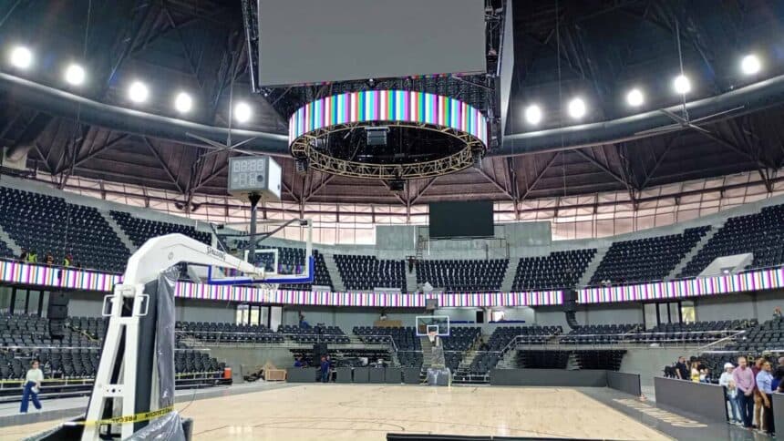 Arena Banreservas Virgilio Travieso Soto luce lista para albergar eventos internacionales