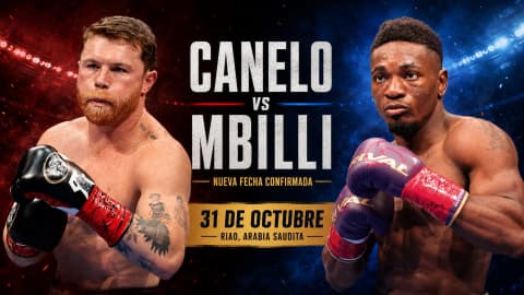 El combate entre Saúl 'Canelo' Álvarez y Christian Mbili será celebrado el 31 de octubre en Arabia Saudita