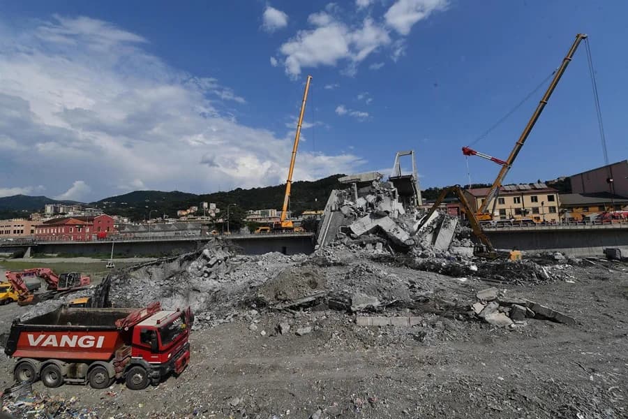 Condenados los responsables del puente de Génova por su derrumbe mortal en 2018