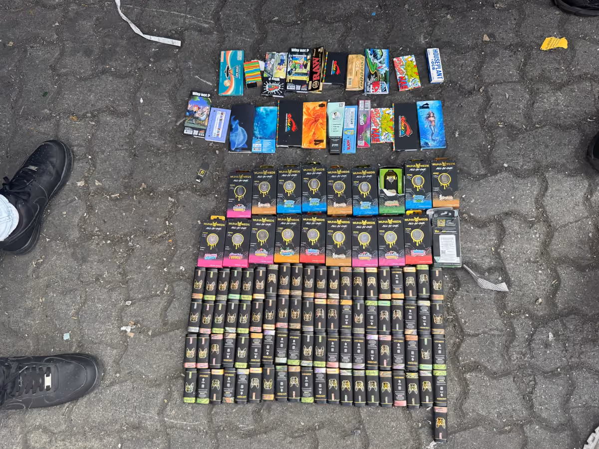 DNCD intercepta 100 cigarrillos electrónicos (vapers) llenos de marihuana