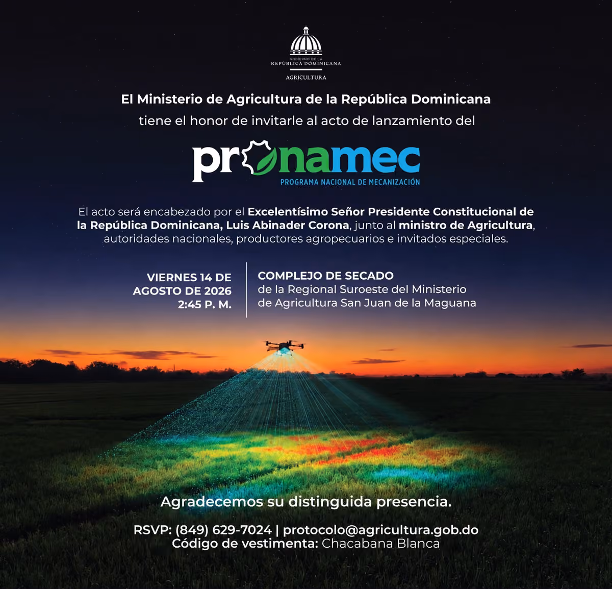 Gobierno lanza PRONAMEC con inversión superior a RD$200 millones