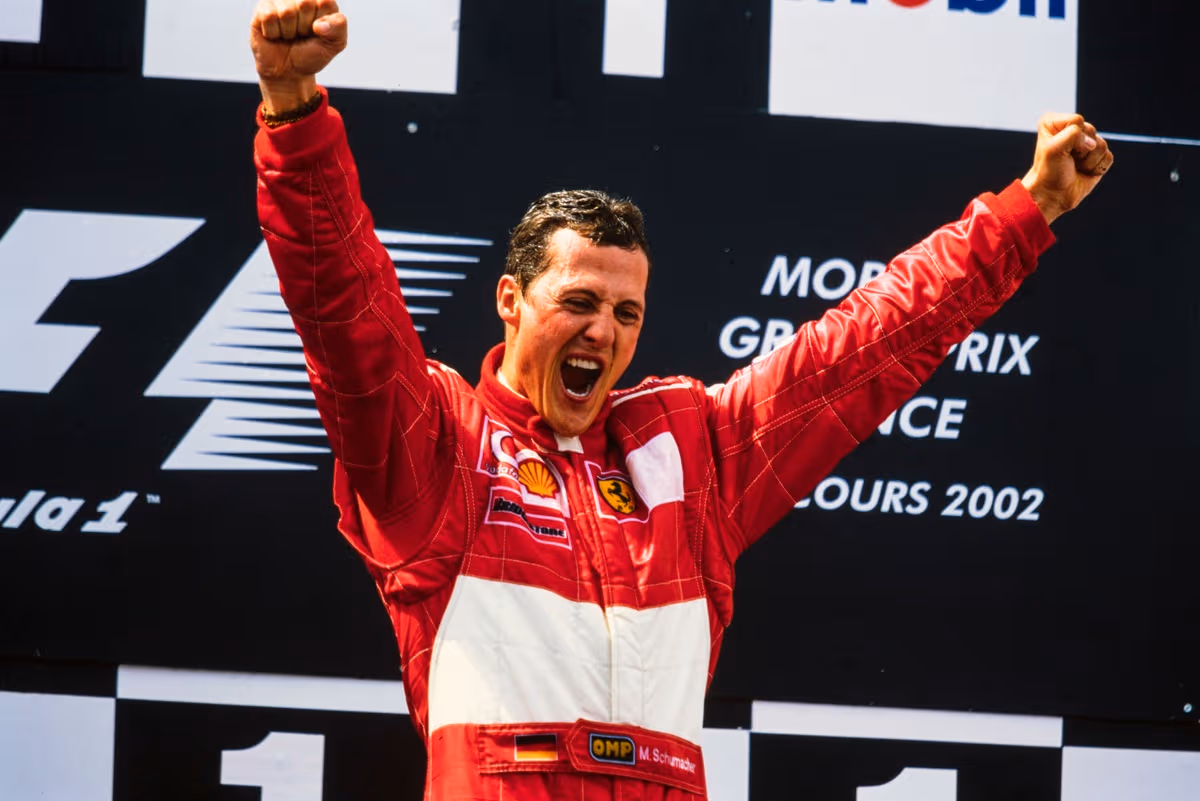 El día que Schumacher ganó el mundial en julio y empató a Fangio en F1