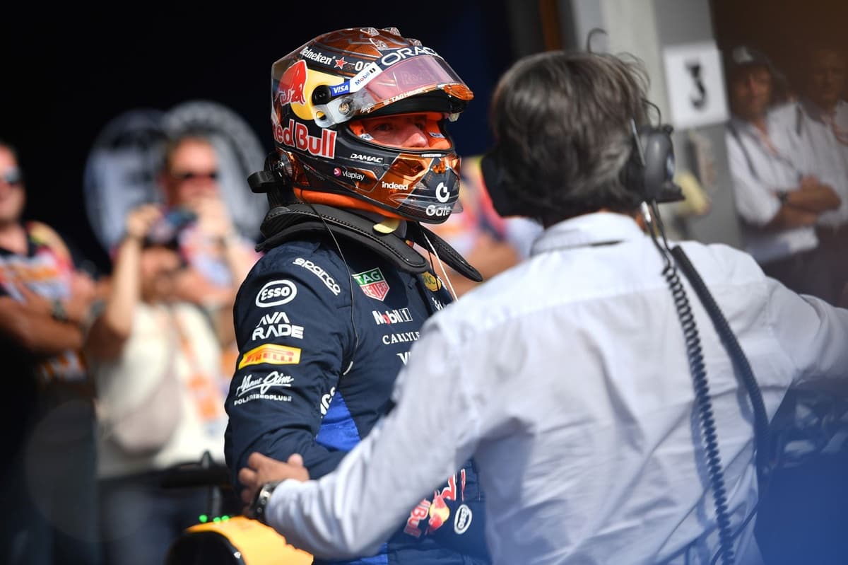 Verstappen: "No estaría en la primera fila sin la ayuda de Hadjar"