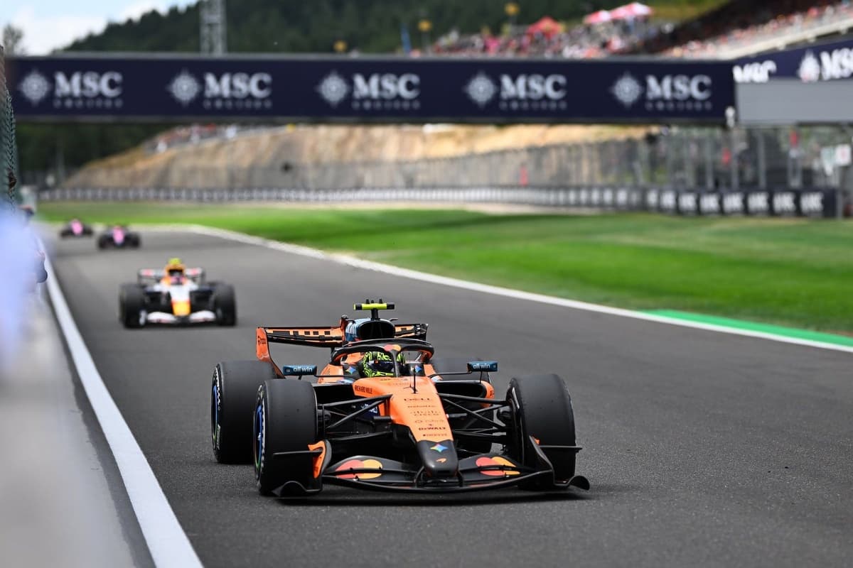 En McLaren aseguran que Norris tuvo el ritmo necesario para acabar segundo en Spa