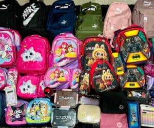 Mochilas oscilan entre los RD$695 y RD$6,477 y loncheras entre los RD$730 y RD$1,370