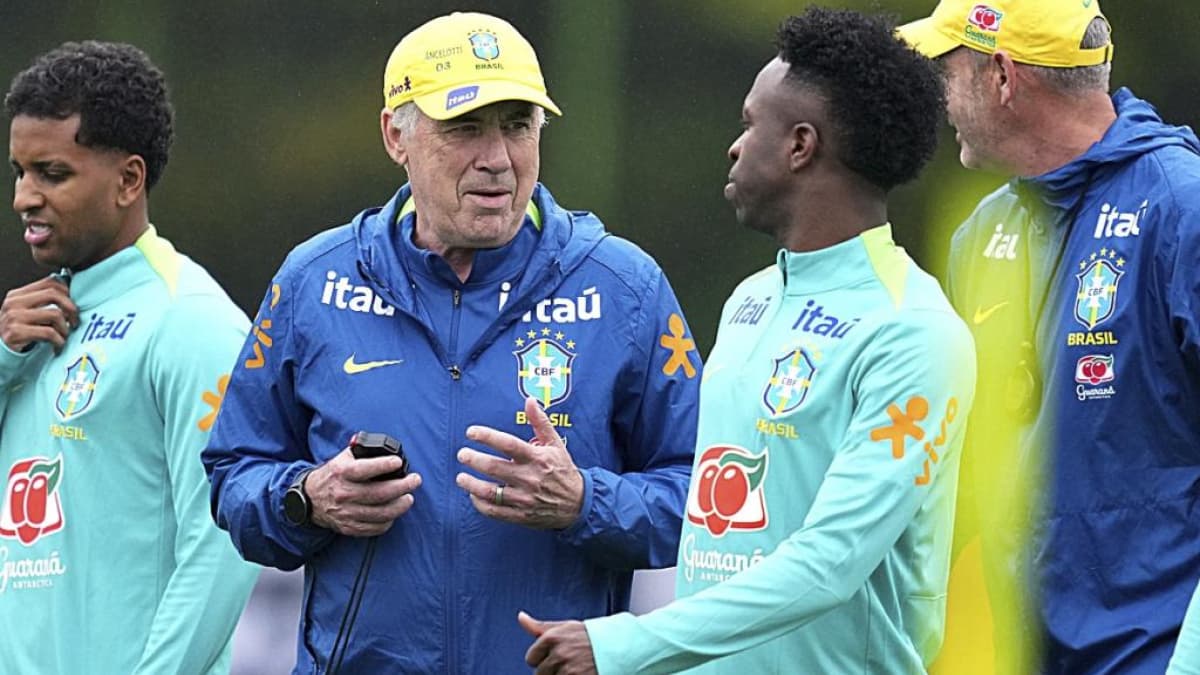 Vinicius y un golpe en el pecho