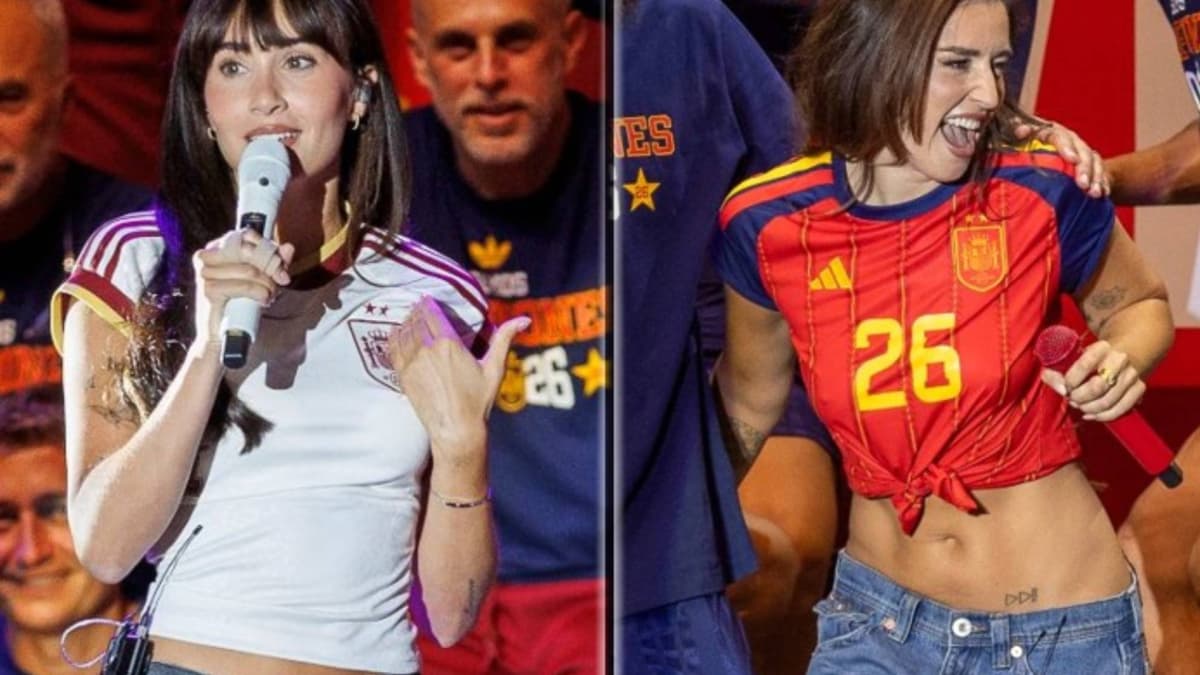 Aitana fue la "superestrella" de la fiesta junto a Lola índigo y Ana Mena