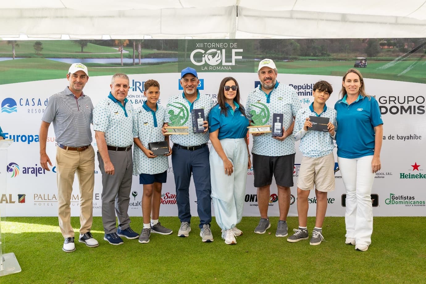 Rafael Berrido y Óscar Rodríguez conquistan el mejor score bruto en el XIII Torneo de Golf La Romana