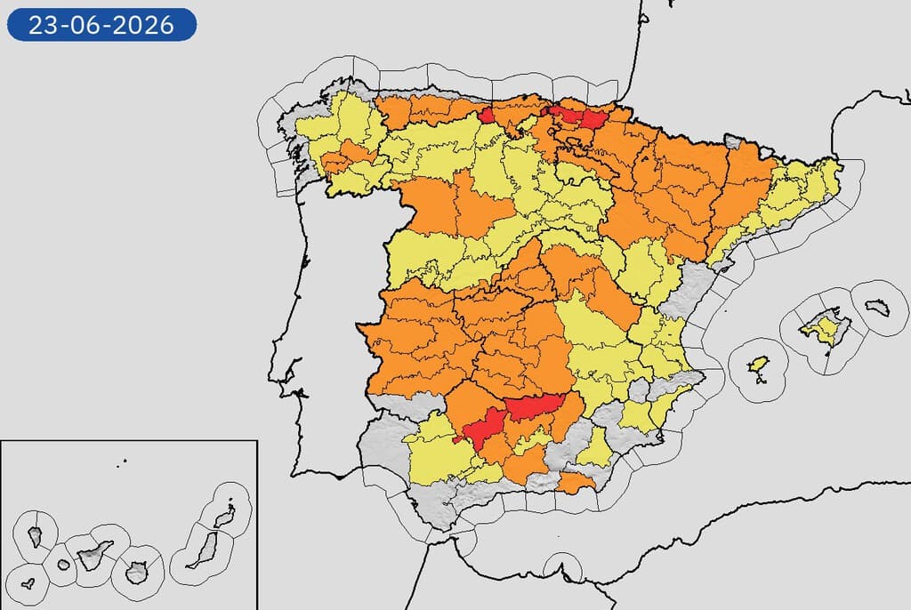 No es solo que haya temperaturas extremas: la regla de la AEMET para declarar una ola de calor en España