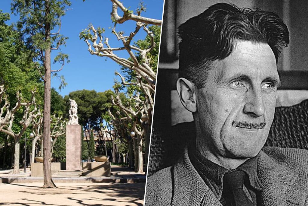 "Un acto absolutamente deleznable y condenable": alguien ha robado en Huesca la estatua de George Orwell