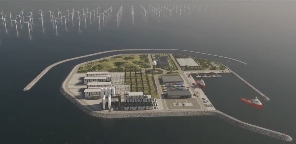 Dinamarca está preparando una colosal isla artificial donde quiere enchufarse media Europa para recibir energía