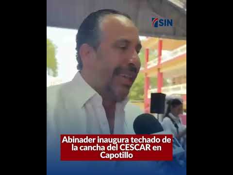 Abinader inaugura techado de cancha en Capotillo