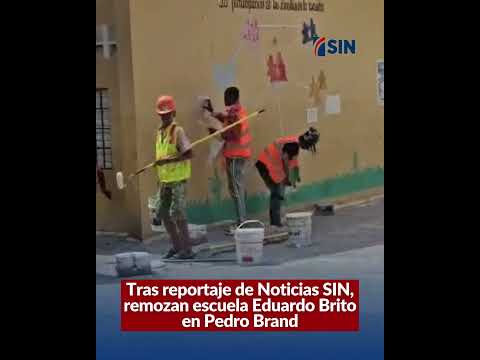 Tras reportaje de Noticias SIN, remozan escuela Pedro Brand