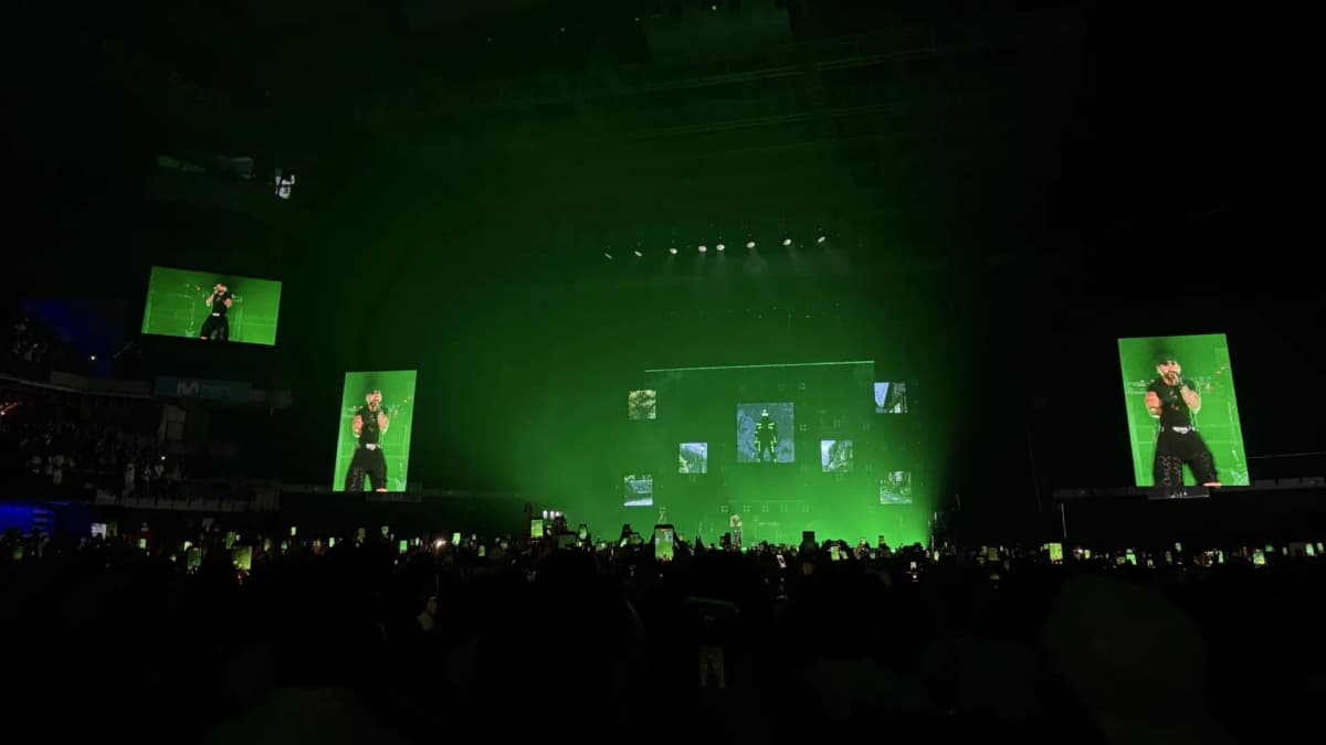 Feid tiñe Madrid de verde y convierte el Movistar Arena en una fiesta de puro reguetón
