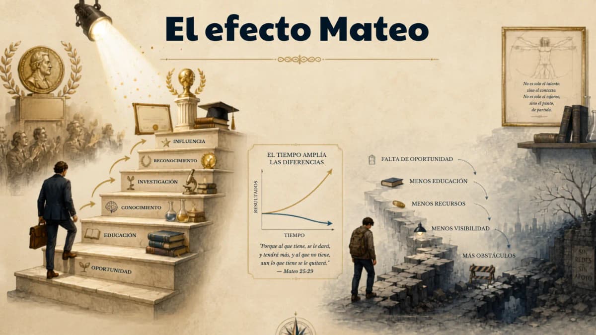 ¿Qué es el 'efecto Mateo' y por qué los ricos se hacen más ricos?