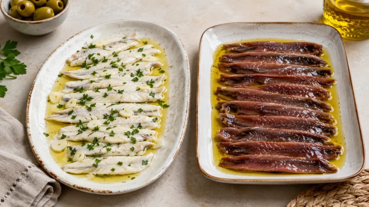 ¿Qué diferencia hay entre una anchoa y un boquerón?