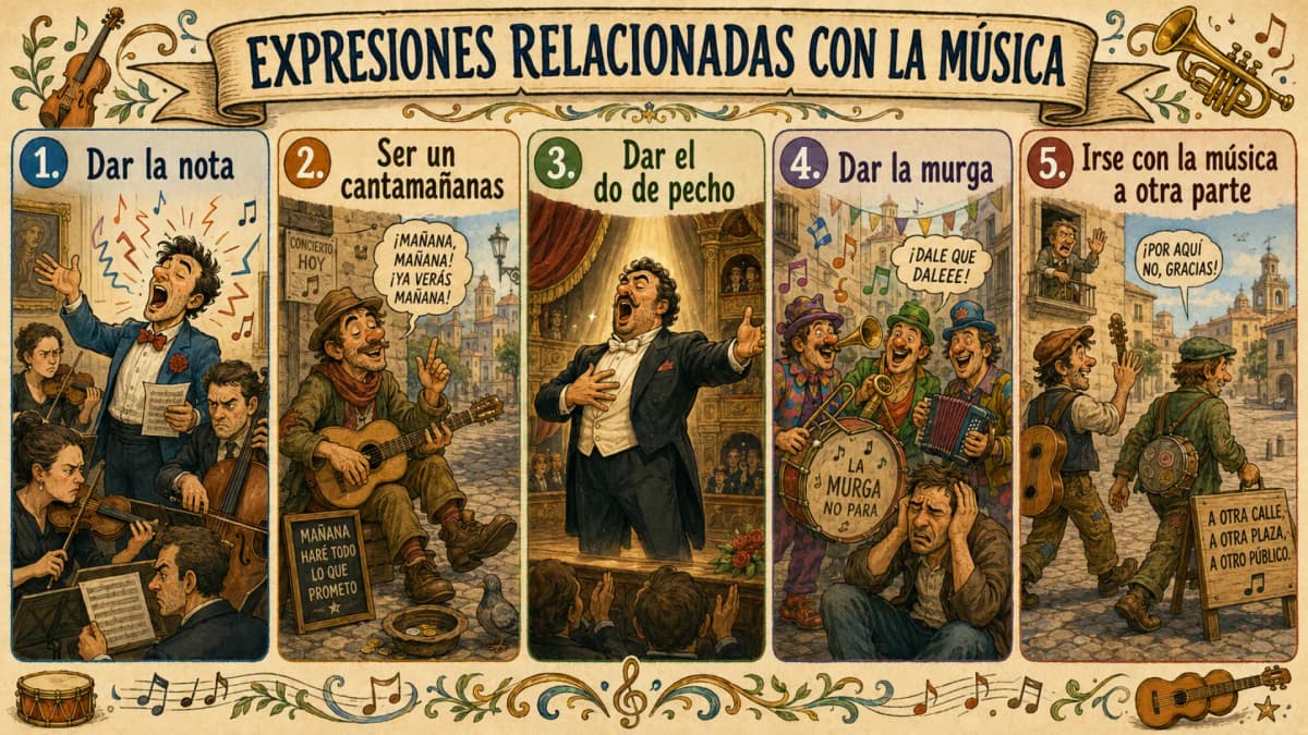 El origen de 5 famosas expresiones con la música