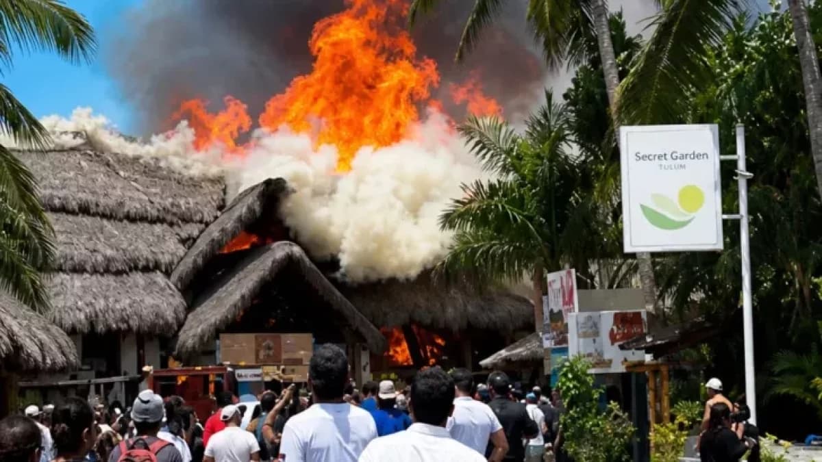 Así quedó el hotel Viva Dominicus Beach tras el incendio mortal