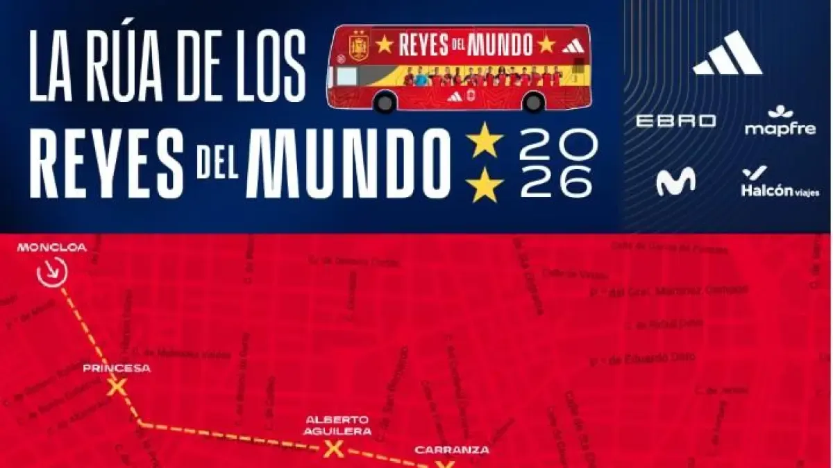 Todos los detalles de la rúa: así será el recorrido de los campeones del mundo