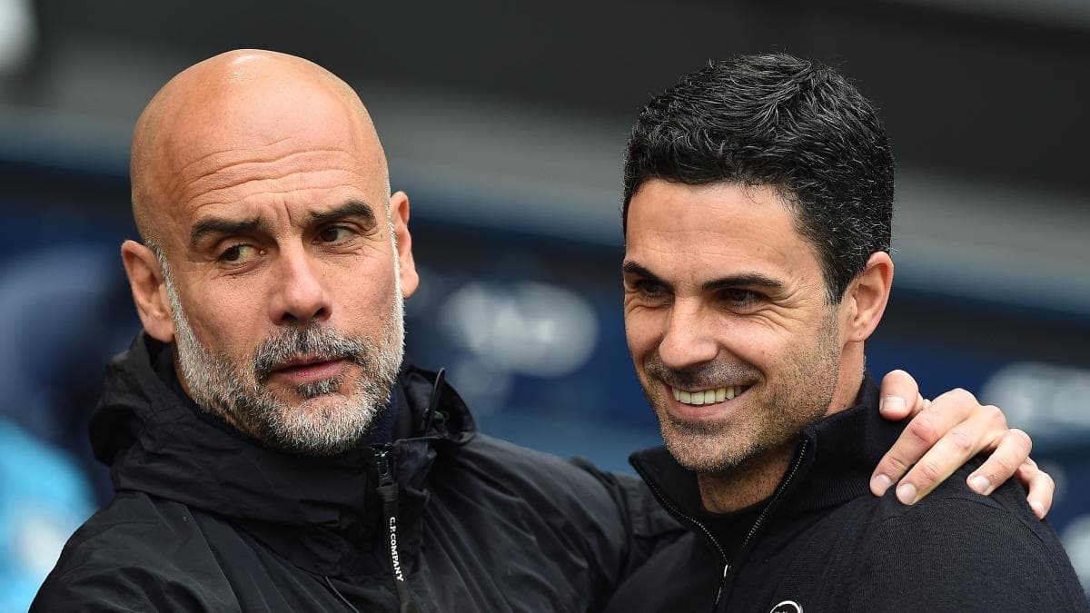 Arteta, claro: "Es el mejor entrenador de la historia"