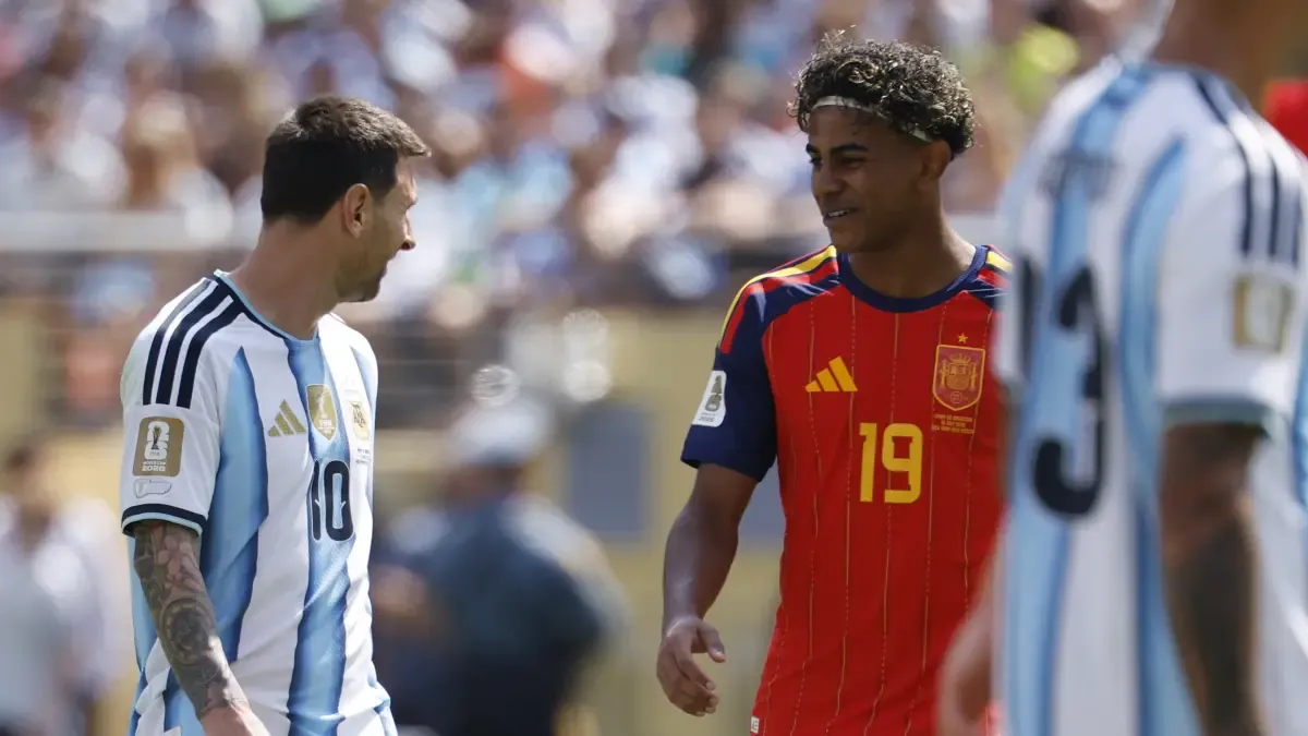Messi y Lamine, la foto más esperada