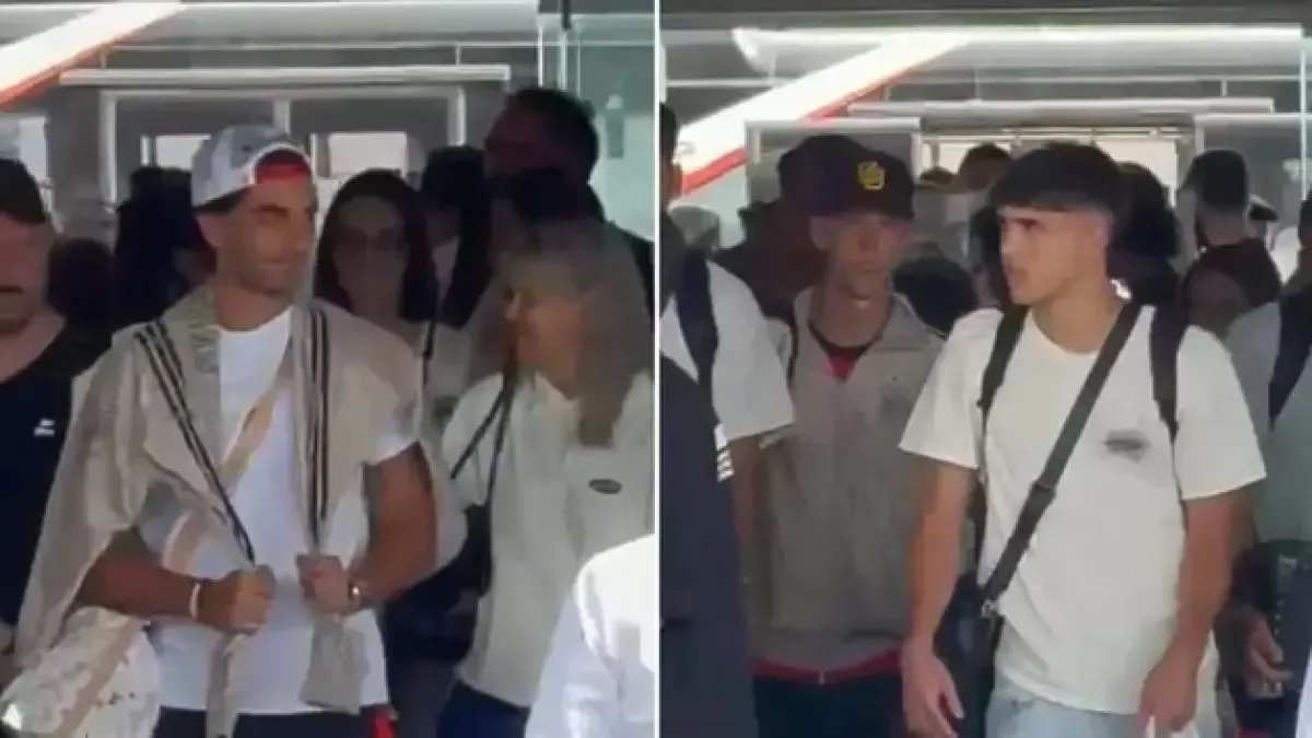 Desembarco de los campeones del mundo en Barcelona