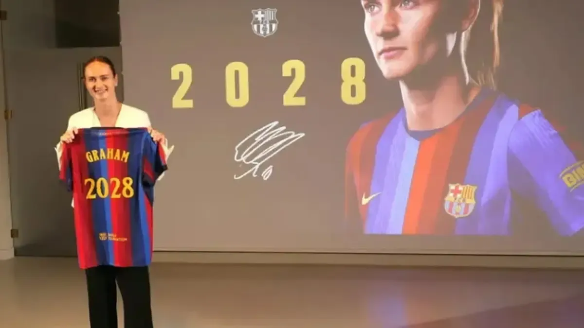 Graham: "Nunca dudé en seguir, le diría a todo el mundo que venga a jugar al Barça"