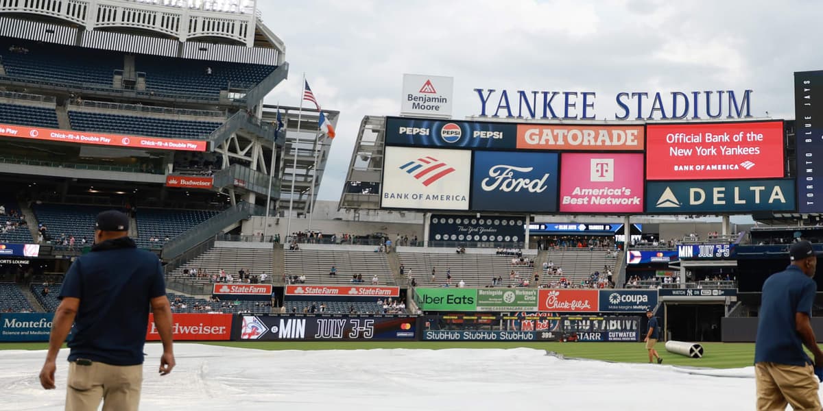 Posponen el Dodgers-Yankees del sábado por mal tiempo; doble juego el domingo