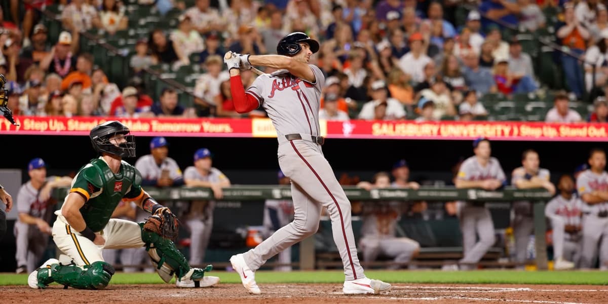 Bambinazo de Olson en la 10ma corona remontada de Bravos en Baltimore