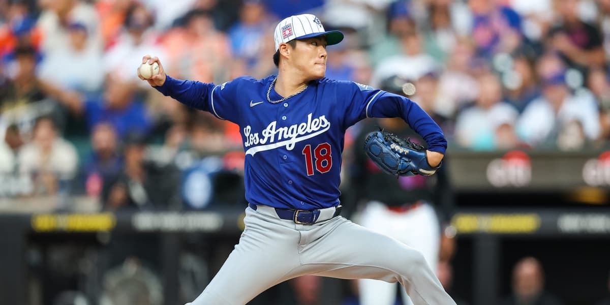 Yamamoto sigue su dominio en la Gran Manzana con una sólida apertura vs. Mets