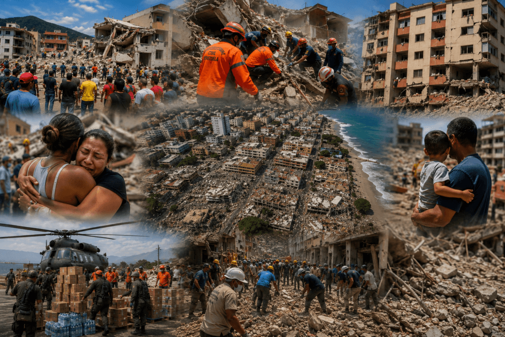 Se eleva a 1,430 los fallecidos y más de 3,200 heridos por terremotos en Venezuela