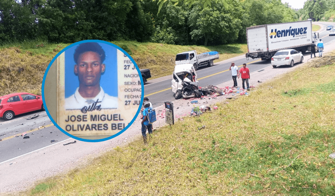 Identifican a joven fallecido en accidente de tránsito en la Autovía del Nordeste; autoridades buscan a sus familiares