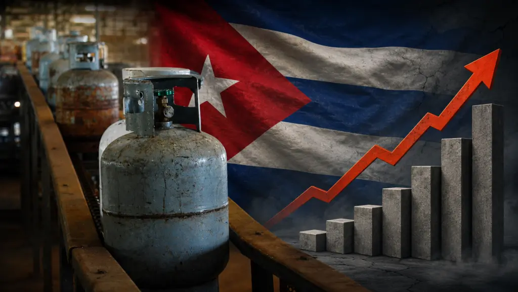 Gobierno de Cuba sube el precio del gas licuado y manufacturado