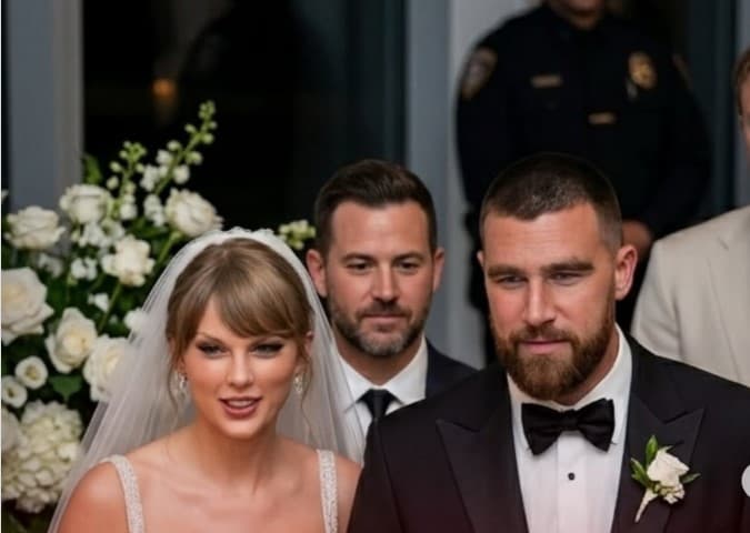 Un jardín, votos íntimos y acuerdos secretos, nuevos detalles de la boda de Taylor Swift y Travis Kelce