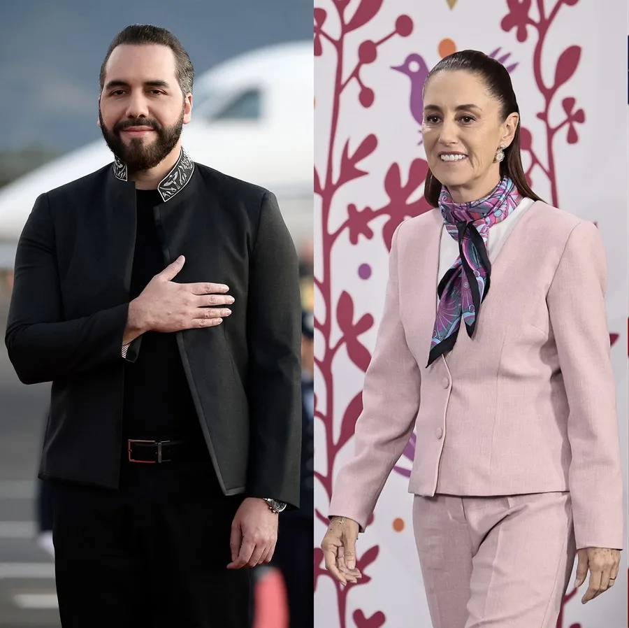 Bukele y Sheinbaum lideran aprobación en Latinoamérica; Delcy Rodríguez queda última